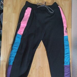 Vintage USA Olympics Neon Color Block Sweat Pants